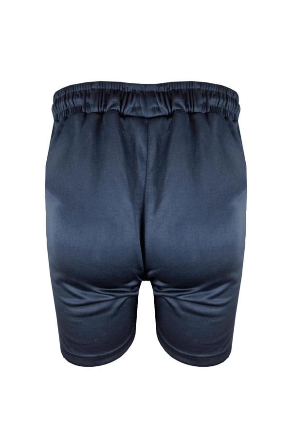 Tempo Athletic Leisure Shorts – Quick-Dry Black & Navy - Optimum