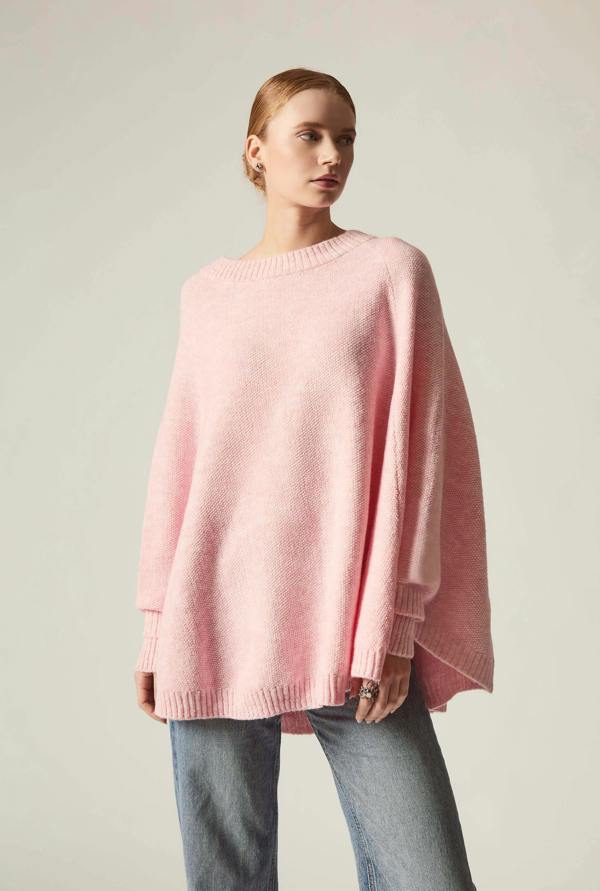 James Lakeland Pale Pink One Size Pullover