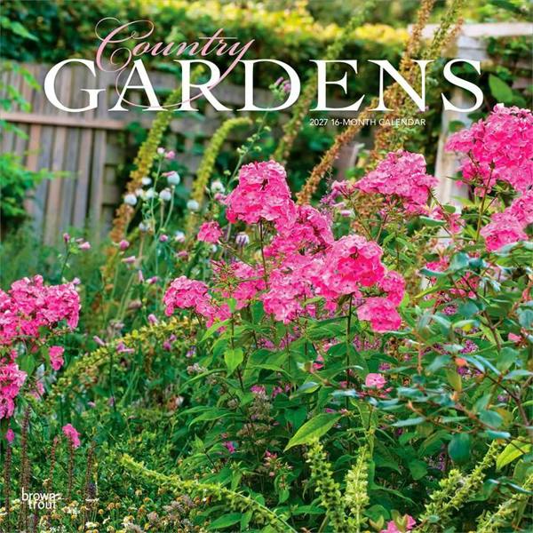 Gardens Calendar 2027, Wall Calendars, Month To View, Lifestyle, Gift