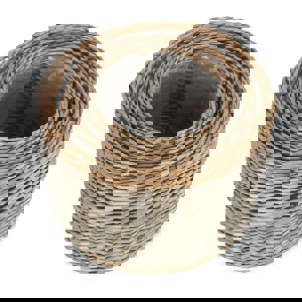 Round Wicker Planter