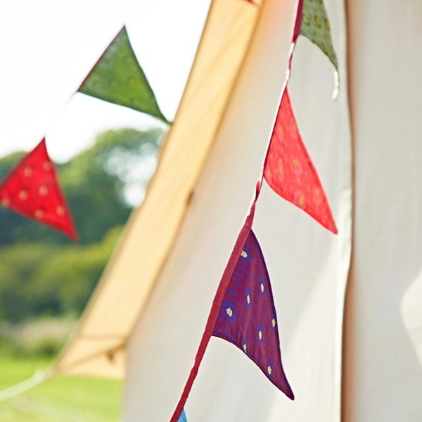 Paper High Recycled Sari Bunting
