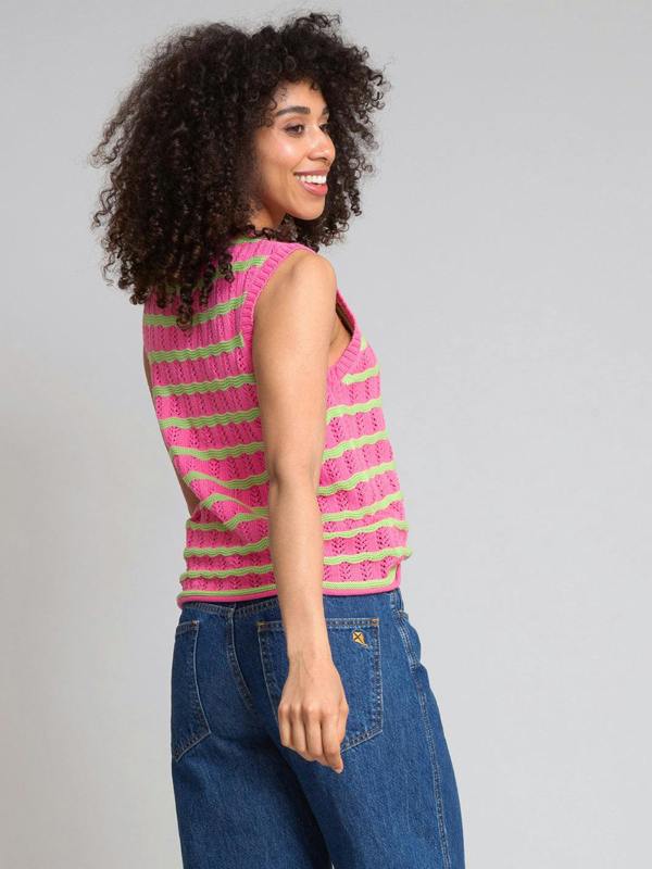 Kite Womens Organic Tolpuddle Knit Tank Top Azalea