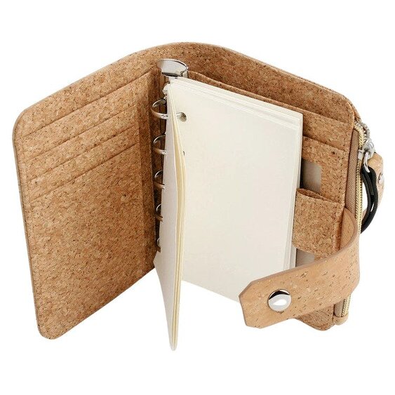 SVNX Vegan Cork Notebook and Wallet Organizer