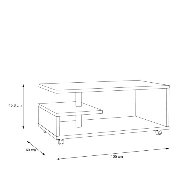 Furniture To Go Bailey Coffee Table in Sonoma Oak
