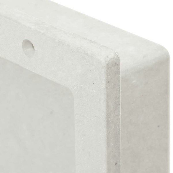 Berkfield Shower Niche Matt White 41x51x10 cm