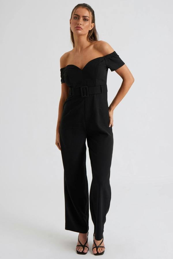 Urban Bliss Self Belted Bardot Jumpsuit