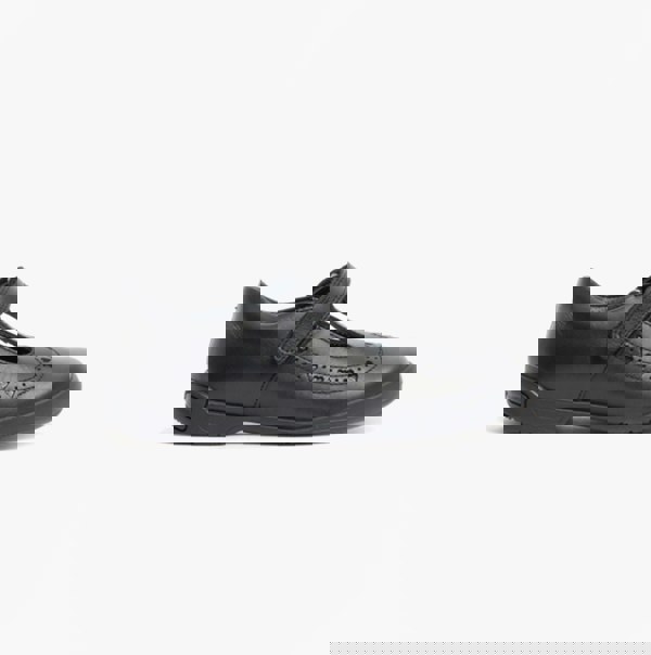 Start-Rite LEAP FROG Girls Leather T-Bar School Shoes Black