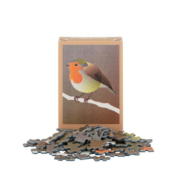 Happily Puzzles Robin - 99 Piece Mini Jigsaw Puzzle