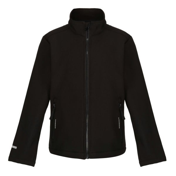 Regatta Boy's Ablaze 2 Layer Soft Shell Jacket - Black