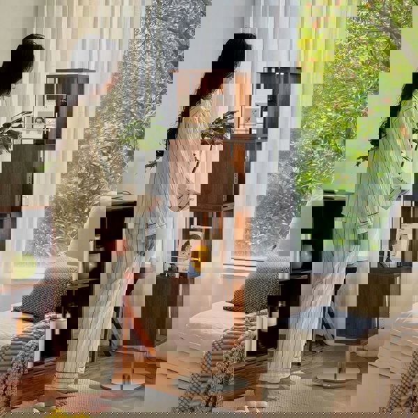 Rit Concept Anastasov Rotating Bookshelf, Corner Bookshelf, Solid Wood, With Light