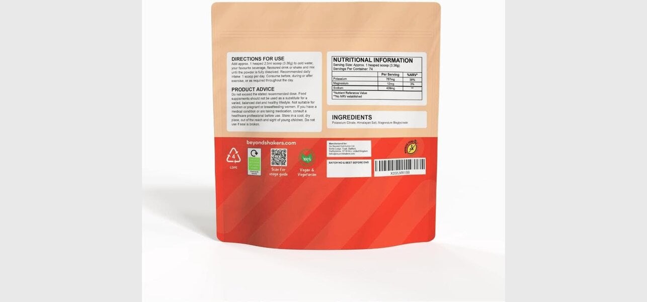 Beyond Shakers Electrolyte Powder