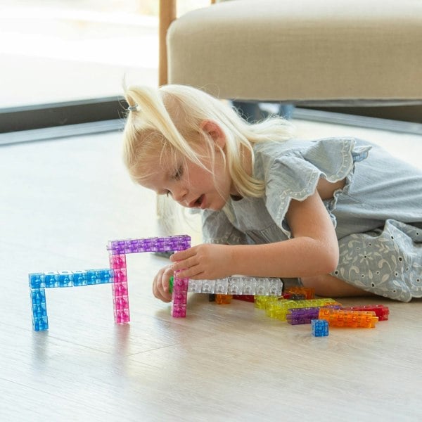 tickit Translucent Colour Linking Cubes