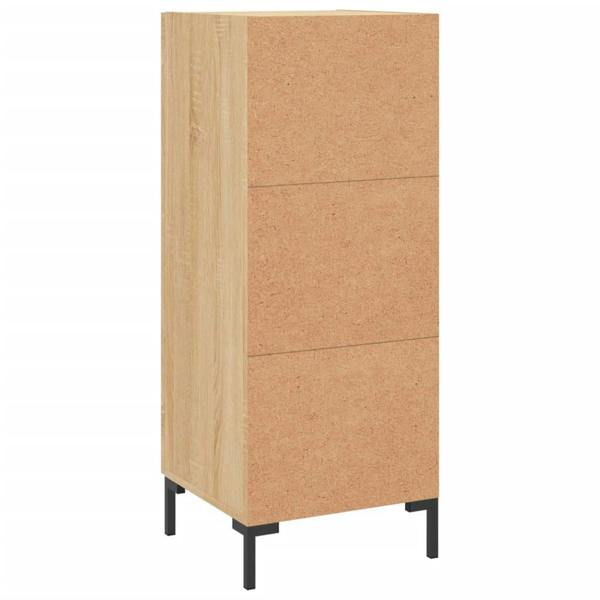 Berkfield Sideboard Sonoma Oak 34.5x34x90 cm Engineered Wood