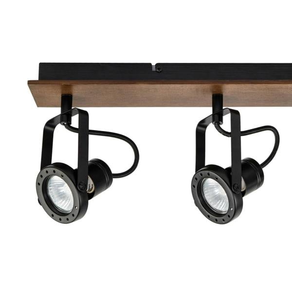 COSYLYTE Riverton 4 Light Matt Black Spotlight