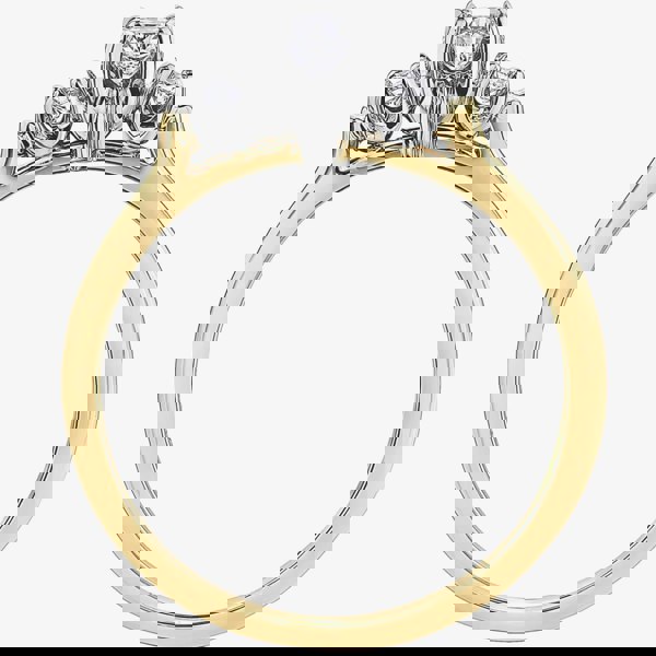 T. H. Baker 9ct Two Colour Gold 0.25ct Diamond Ring 2030YW/25-10