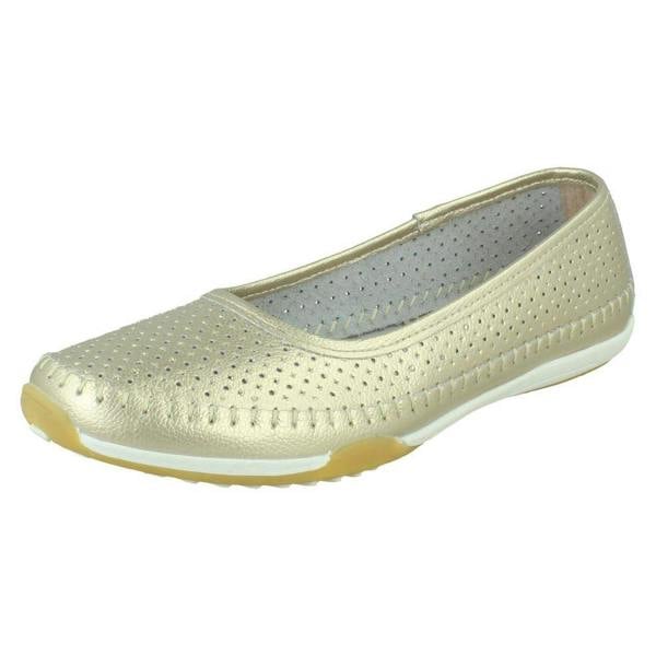 Down to Earth Ladies Down To Earth Ballerina Casual Shoes F80573