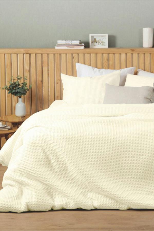 Ezysleep Honeycomb Waffle Duvet Cover Set