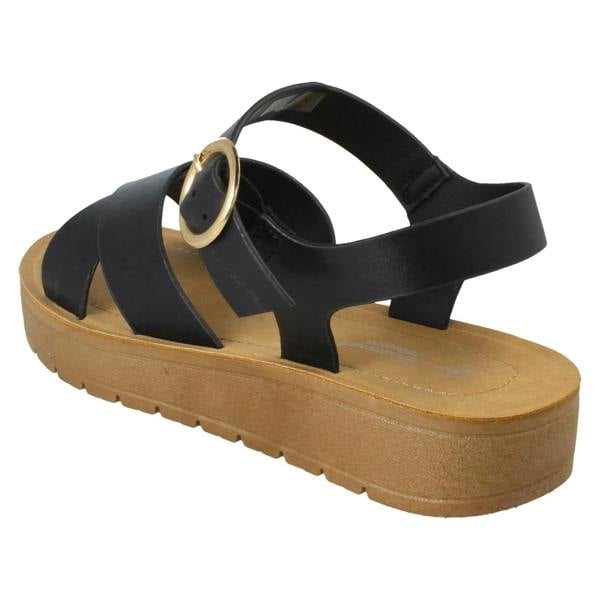Savannah Ladies Savannah Buckle Fastening Summer Sandals F00446