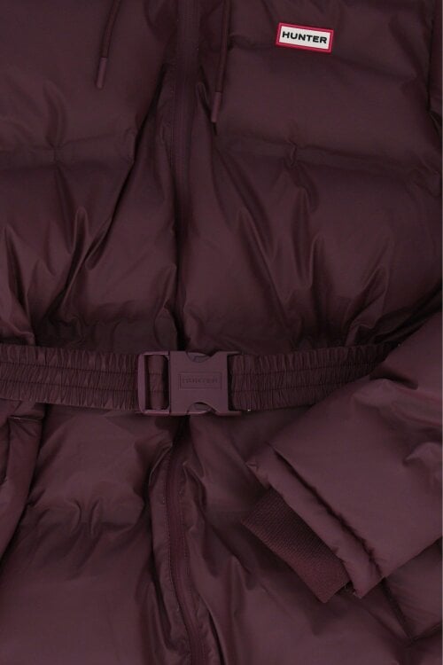 Hunter Hutchison Womens PU Coated Long Puffer Jacket - Port Royale