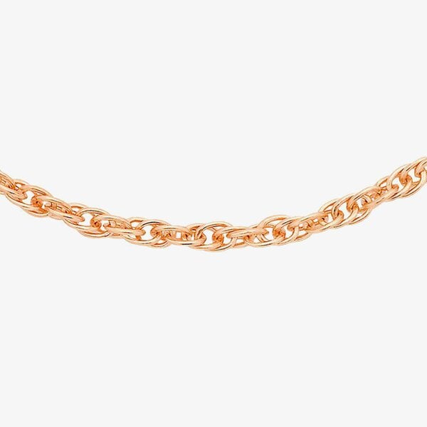T. H. Baker 9ct Rose Gold 46cm Prince of Wales Chain 5.17.2274
