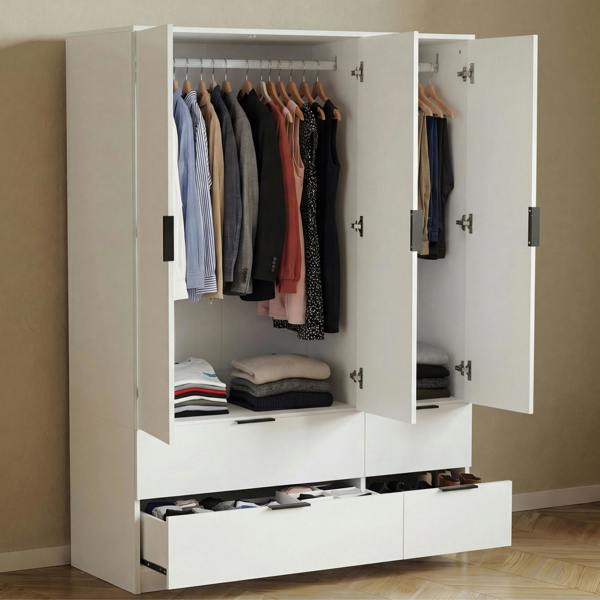 Vida Designs Trega 3 Door 4 Drawer Wardrobe