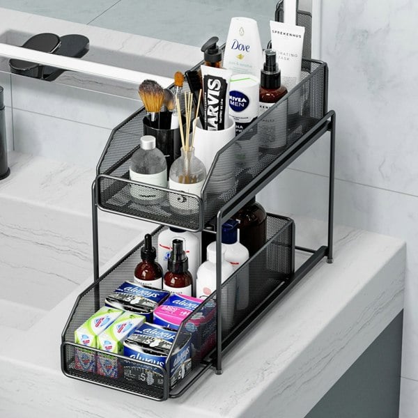 Living and Home Multi-Purpose Cosmetics Storage Rack Storage Shelf For Kitchen Bathroom