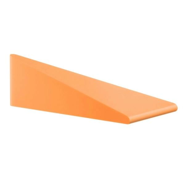 Orange door stop for floor