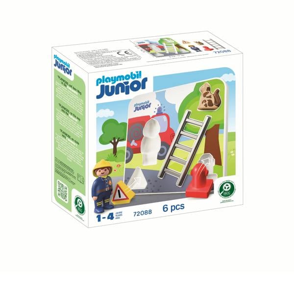 JUNIOR: Fire Rescue Puzzle - 72088 Playset