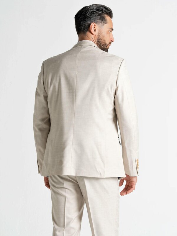 V2 Classic Henry - Cream Three Piece Suit
