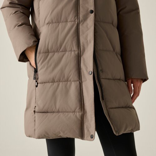 Regatta Womens Eryn Padded Jacket - Mocha/Black