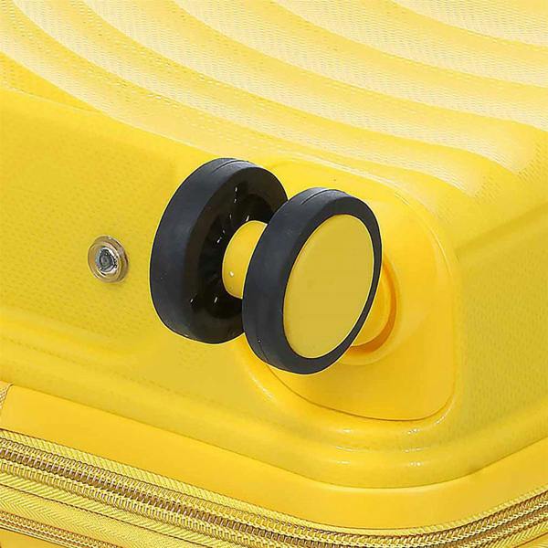 Snowball Hard Shell Cabin 55 x 37 x 22 cm PP Suitcase Luggage Suitable for Easyjet, Ryanair