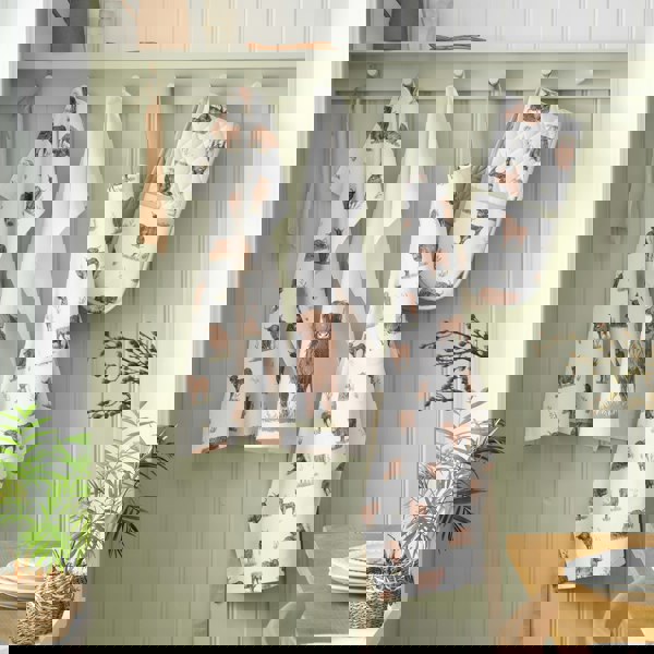 Catherine Lansfield Angus Highland Cow Cotton Kitchen Adult Apron Natural