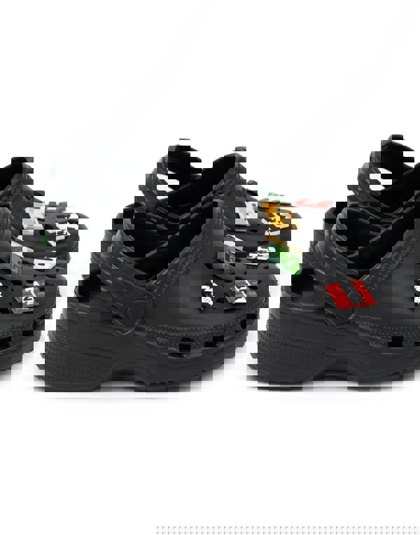 Minecraft Unisex Kids Black Character Face Clogs