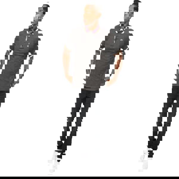 Crosshatch Mens Chimlacks Polo Shirt - Black - 