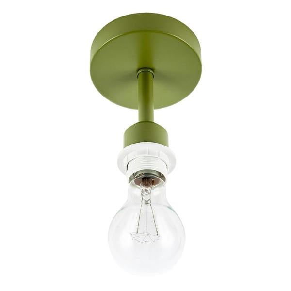 Traditional Olive Green Ceiling Light Fitting to Hold Lamp Shades Image 4
