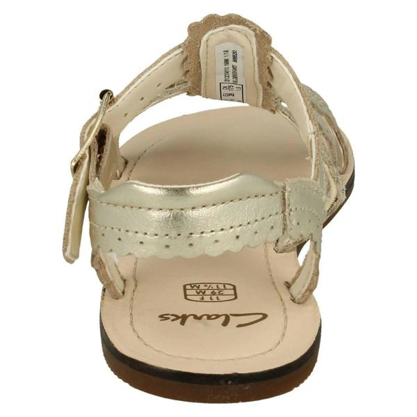 Clarks Girls Clarks Buckle Fastening Open Toe Sandals Loni Moon