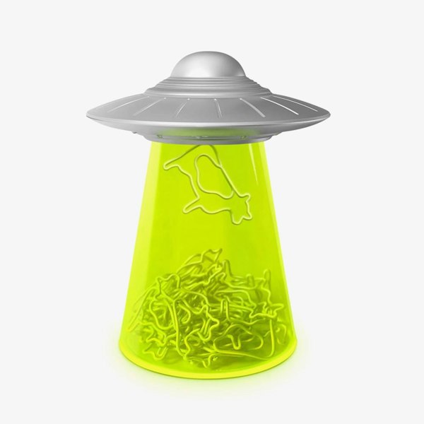 T. H. Baker Fred Flying Saucer Paperclip Storage Novelty 5266419