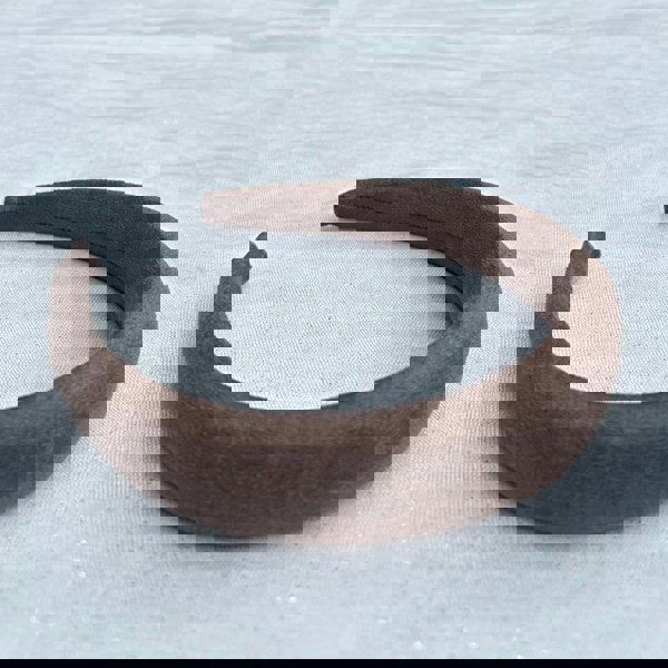 Brown Suede Headband, Brown Vegan Suede Headband, Neutral Headband, Brown Headband