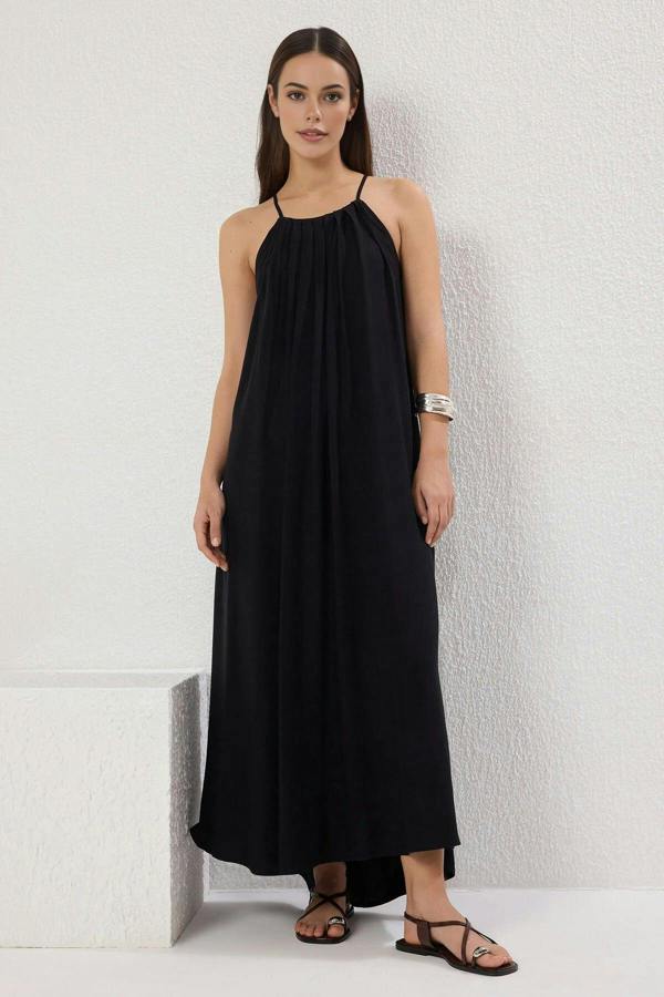 Halter Neck Wide Fit Maxi Dress