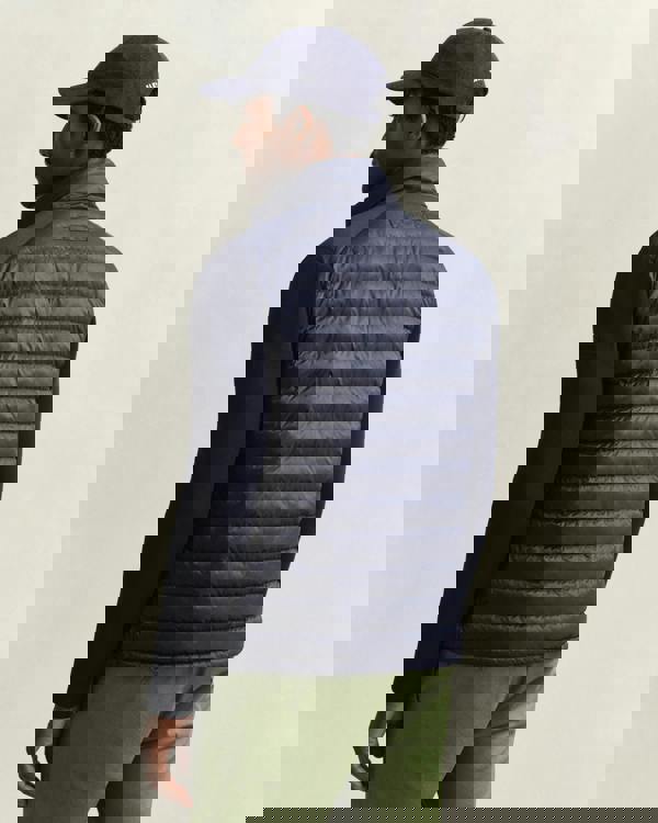 GANT Mens Hybrid Jacket - 433 Evening Blue