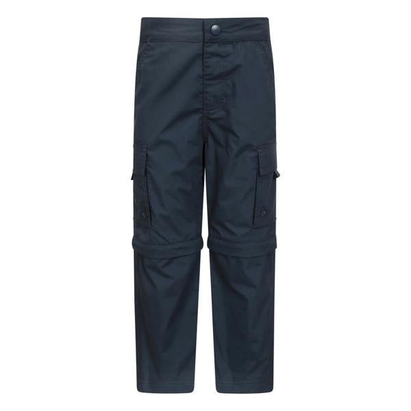 Mountain Warehouse Childrens/Kids Zip-Off Active Trousers - Navy - 