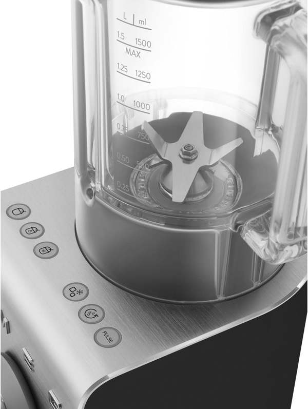 Smeg BLC02 Matte 50's Style High Performance Blender - with Free Gift RRP £30