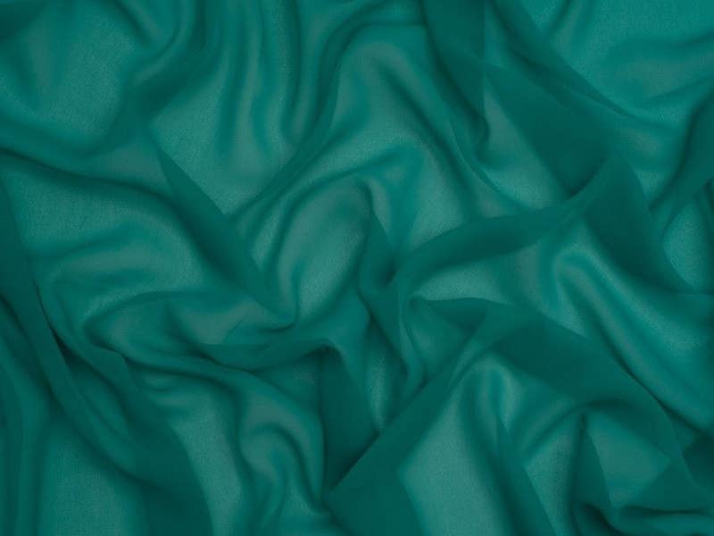 Minerva Core Range Minerva Light Sheer Chiffon Fabric - Plain Design Dressmaking Fabric, 110 cm / 44" Wide - per metre