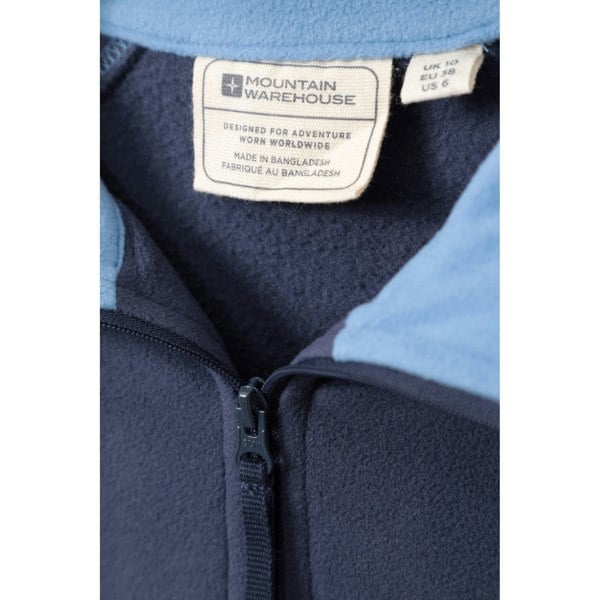 Mountain Warehouse Women's Montana Half Zip Fleece Top - Navy