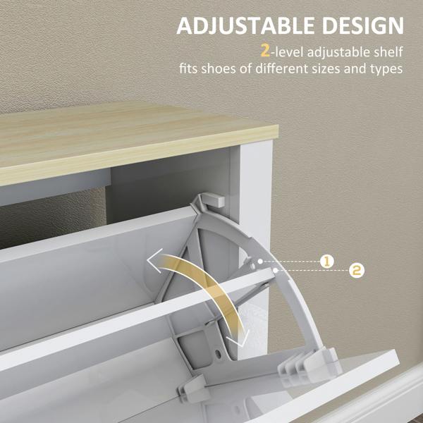 Flip-down Shoe Cabinet