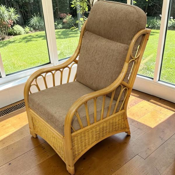 The Garden Marketplace Sorrento Cane Single Chair