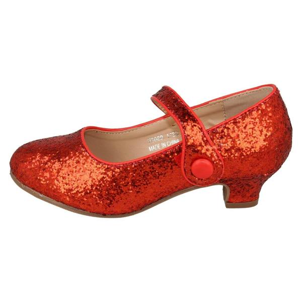 Spot On Girls Spot On kitten Heel Ankle Strap Party Shoes H3089