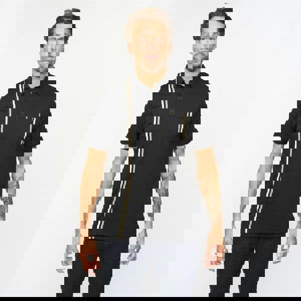 Gabicci G55X05 Short Sleeve Jersey Shirt Gabicci Classic BLACK