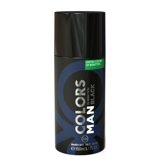 Benetton Colors Man Black Deodorant Spray 150ml