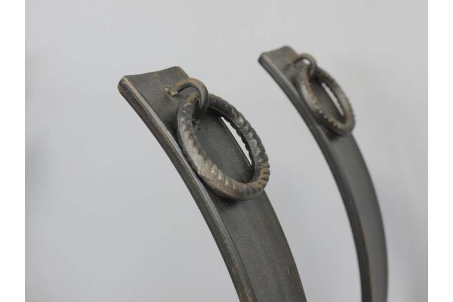 Iron Log Holder Home Accessory